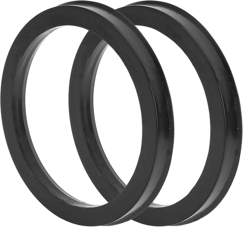 TUCKBOLD Car Wheel Hub Centric Rings Durable Wheels Center Shaft Shock Absorbing Hubrings Black 2 Pcs OD 106.1mm to ID 87.1 mm Polycarbonate - Image 1